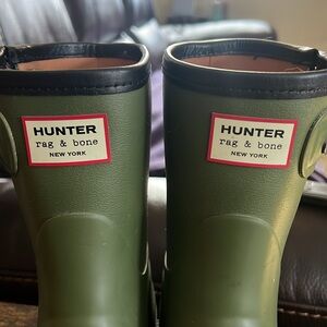 Hunter Rag & Bone Green Rain Boots